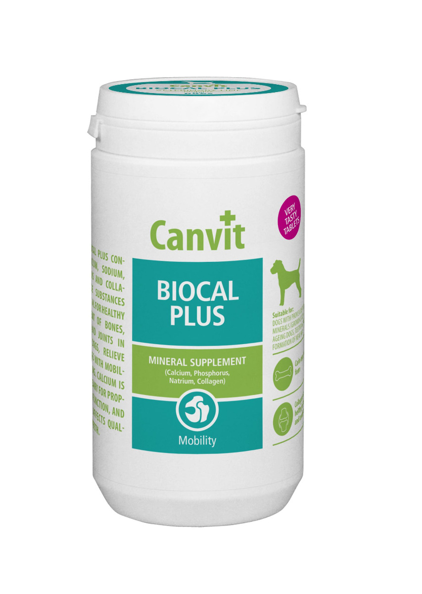 Canvit Biocal Plus pro psy ochucený 1000 tablet Canvit
