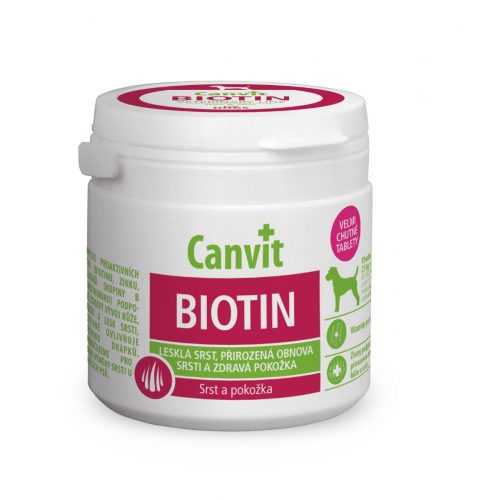 Canvit Biotin pro psy ochucený 100 tablet Canvit