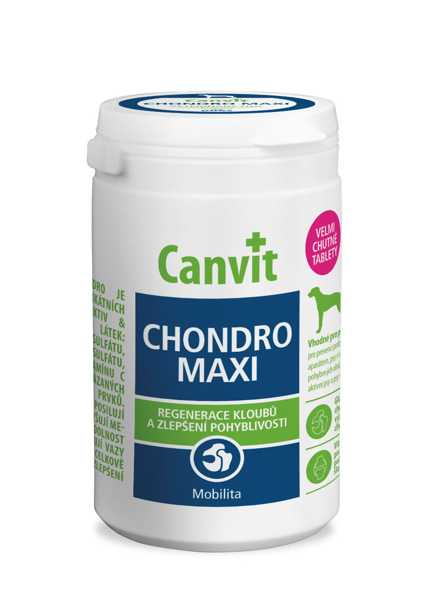 Canvit Chondro Maxi pro psy ochucené 76 tablet Canvit