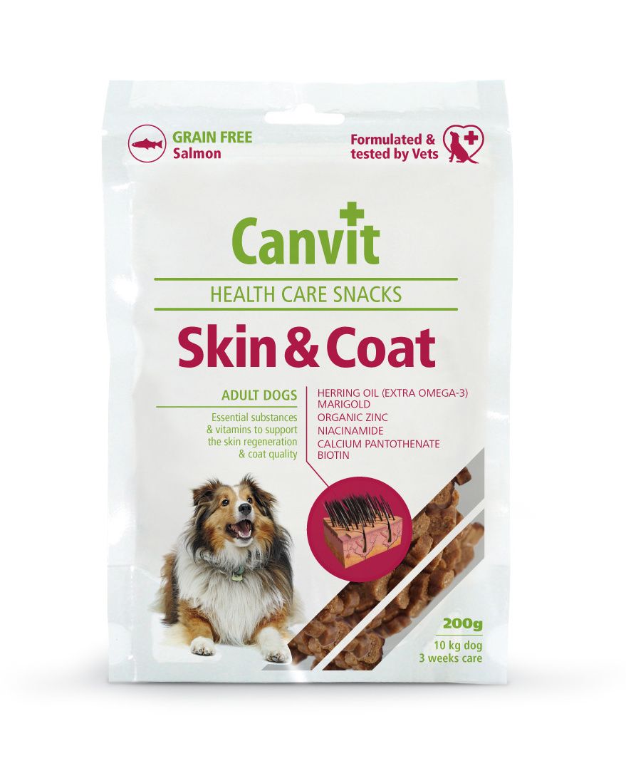 Canvit Snacks Skin&Coat pro psy 200 g Canvit