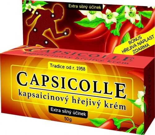 Capsicolle Kapsaicinový krém Extra hřejivý 50 g Capsicolle