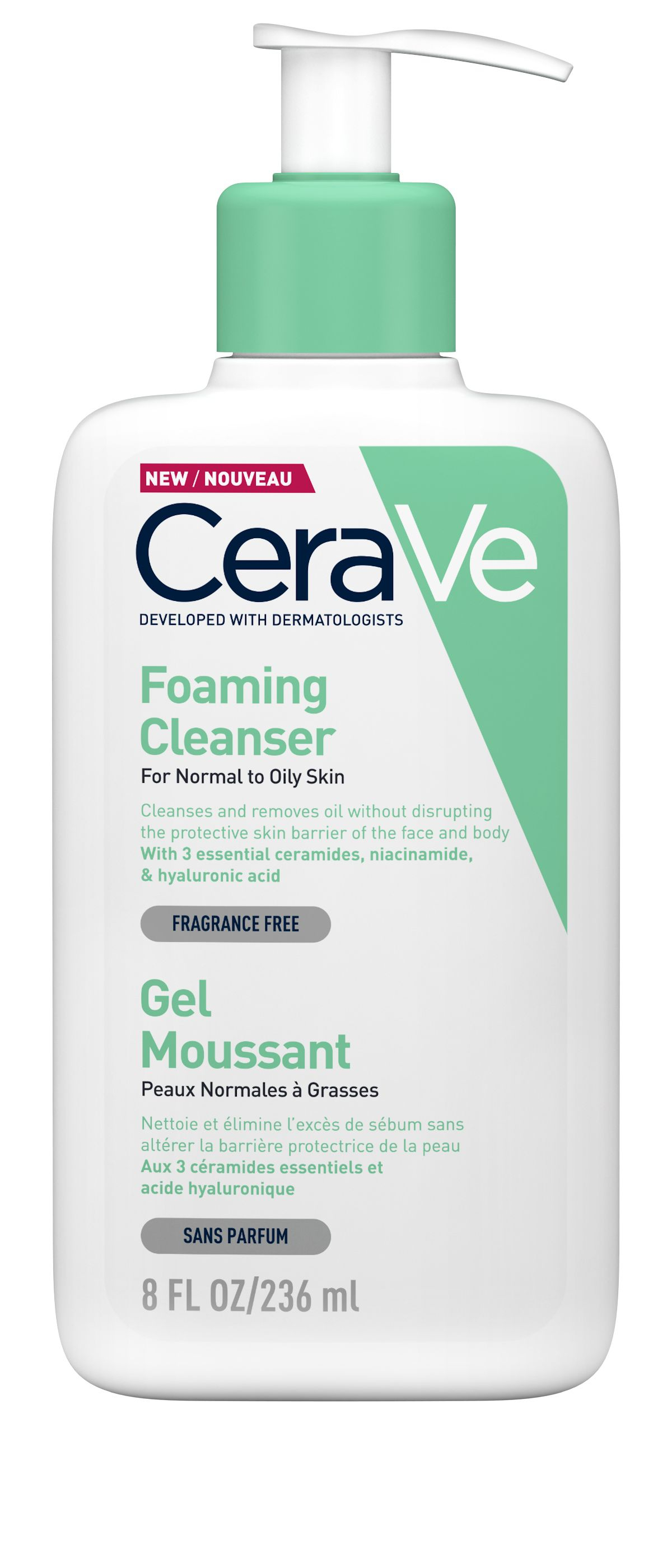 CeraVe Čisticí pěnící gel 236 ml CeraVe