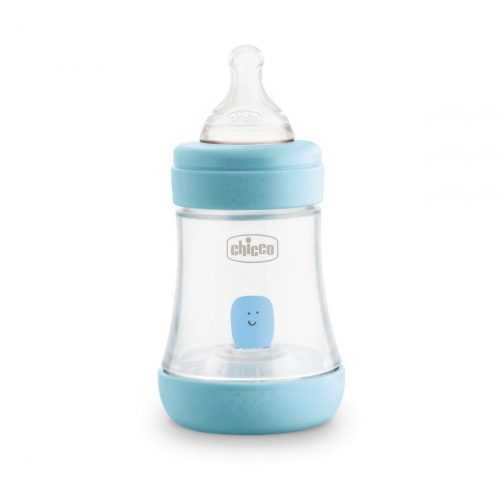 Chicco Perfect 5 Kojenecká láhev silikon 150 ml chlapec Chicco