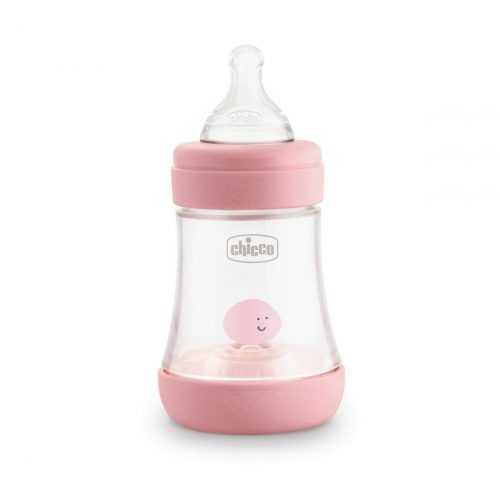 Chicco Perfect 5 Kojenecká láhev silikon 150 ml dívka Chicco