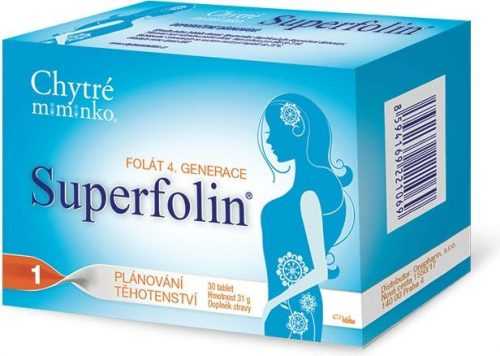 Chytré miminko Superfolin 1 PLAN 30 kapslí Chytré miminko