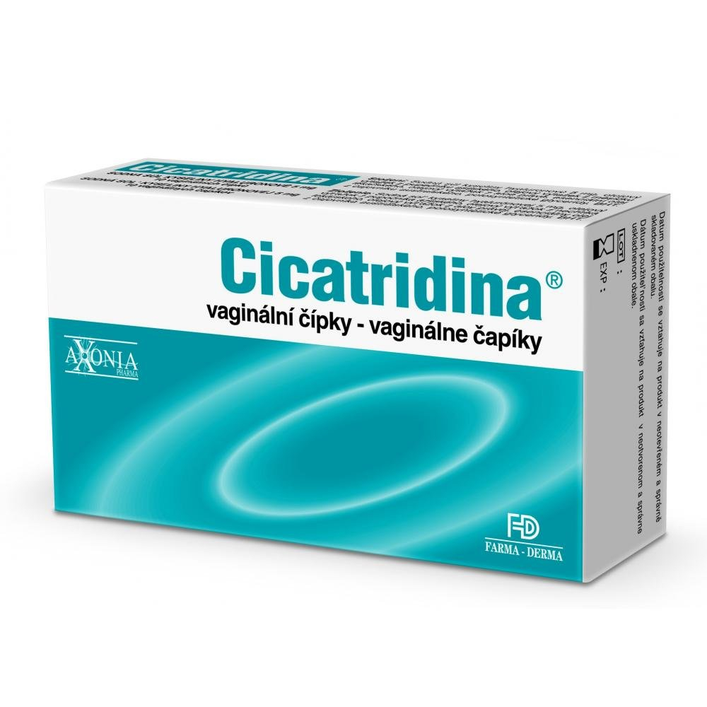 Cicatridina poševní čípky 10x2 g Cicatridina