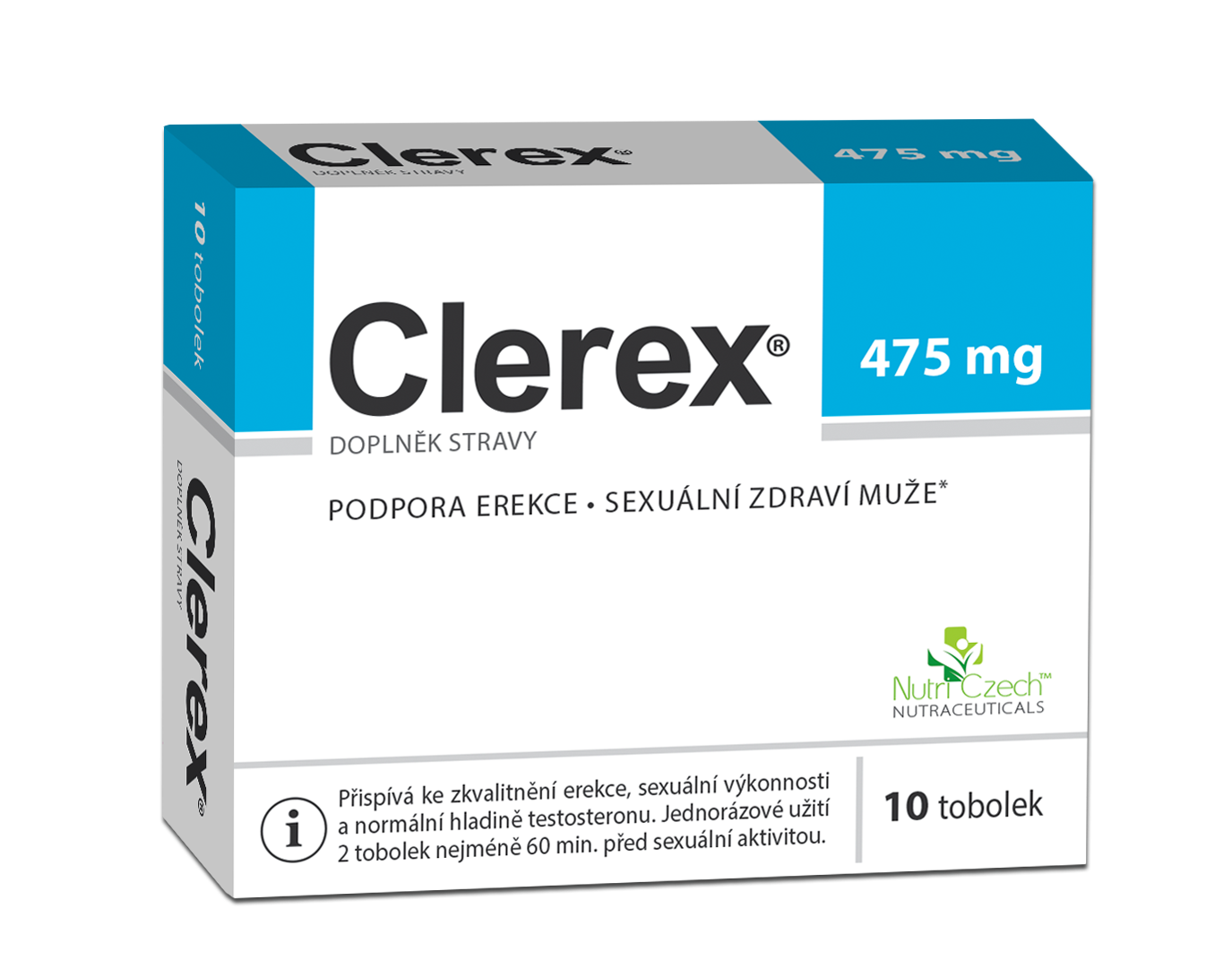 Clerex pro muže 475 mg 10 tobolek Clerex