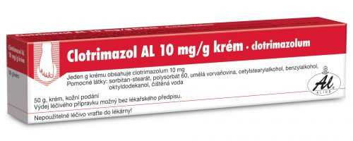 Clotrimazol AL 10 mg/g krém 50 g Clotrimazol AL