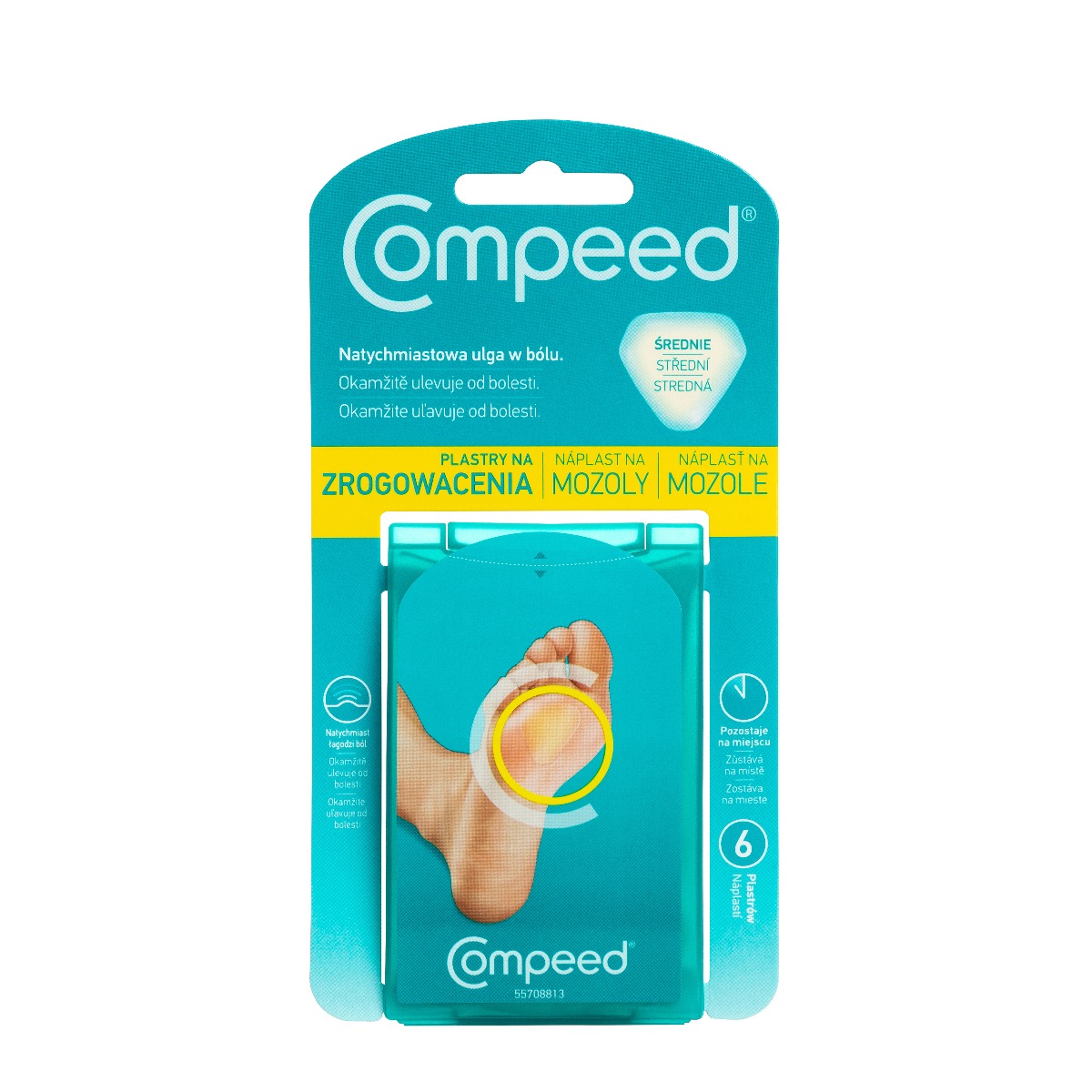 Compeed Náplast na mozoly 6 ks Compeed