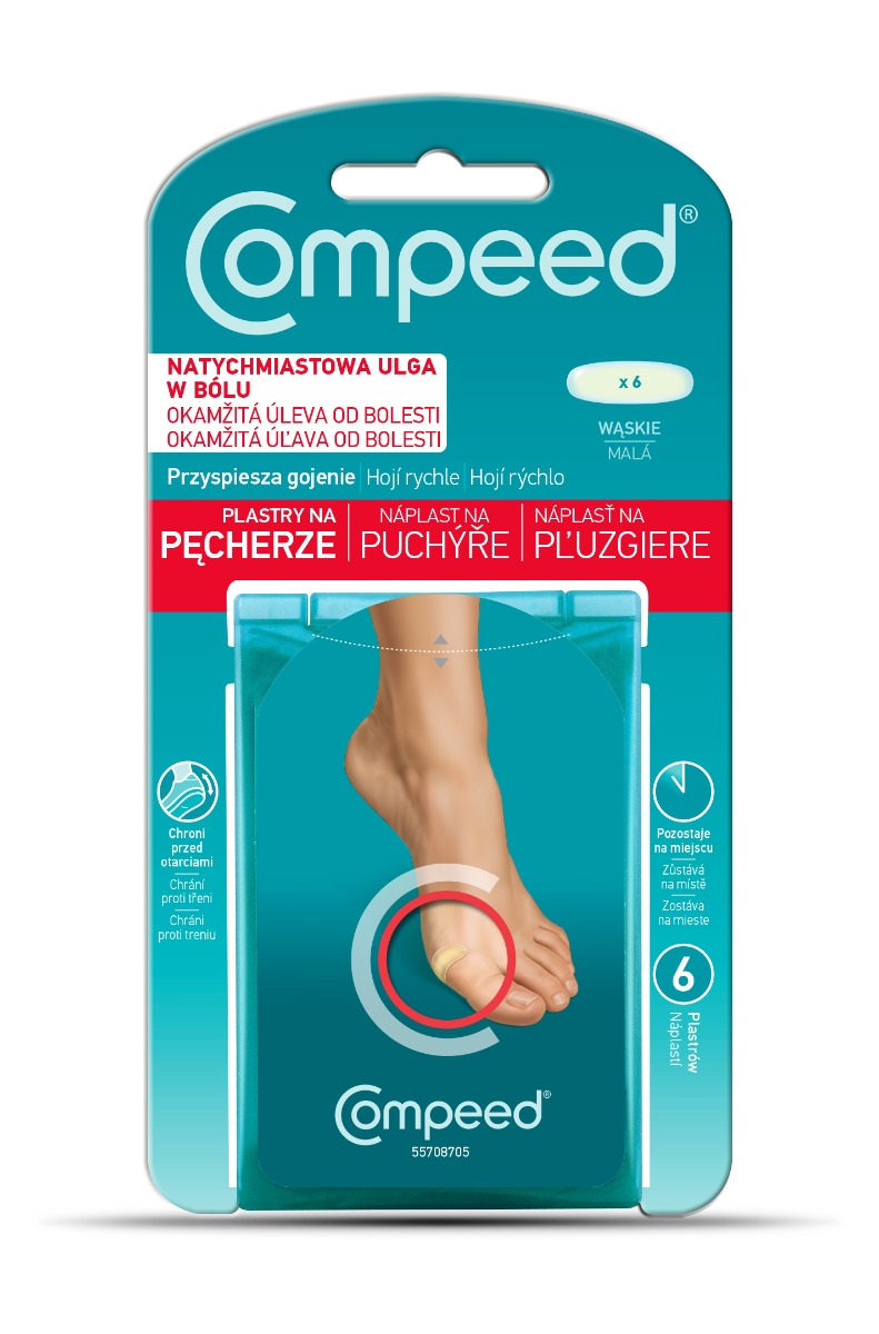 Compeed Náplast na puchýře malá 6 ks Compeed