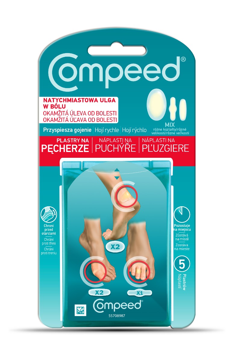 Compeed Náplasti na puchýře mix 5 ks Compeed