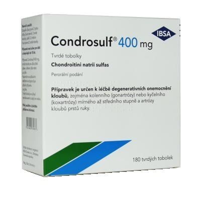 Condrosulf 400 180 tvrdých tobolek Condrosulf