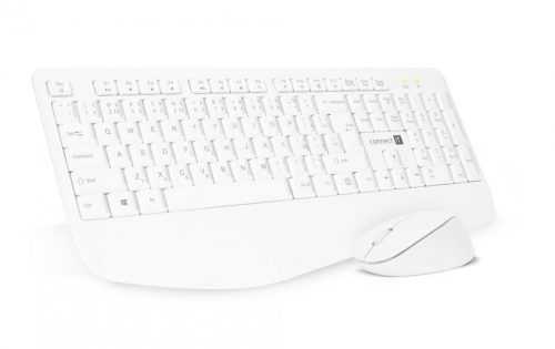 Connect IT CKM-7804-CS combo bezdrátová klávesnice + myš bílá Connect IT