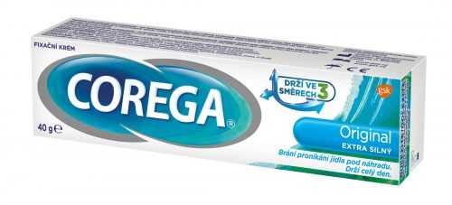 Corega Original extra silný fixační krém 40 g Corega