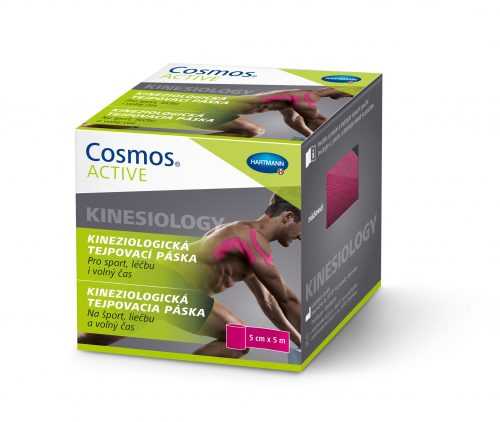 Cosmos Active Kinesiology 5 cm x 5 m tejpovací páska 1 ks růžová Cosmos