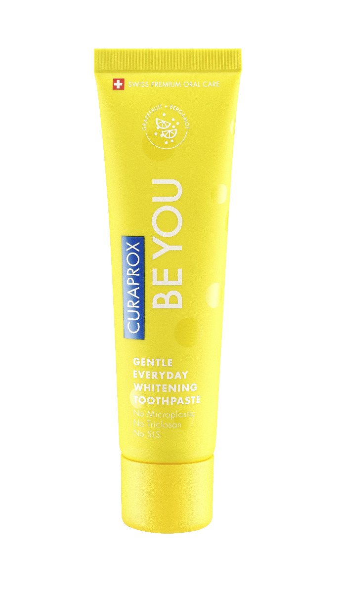 Curaprox BE YOU single Rising star yellow zubní pasta 60 ml Curaprox