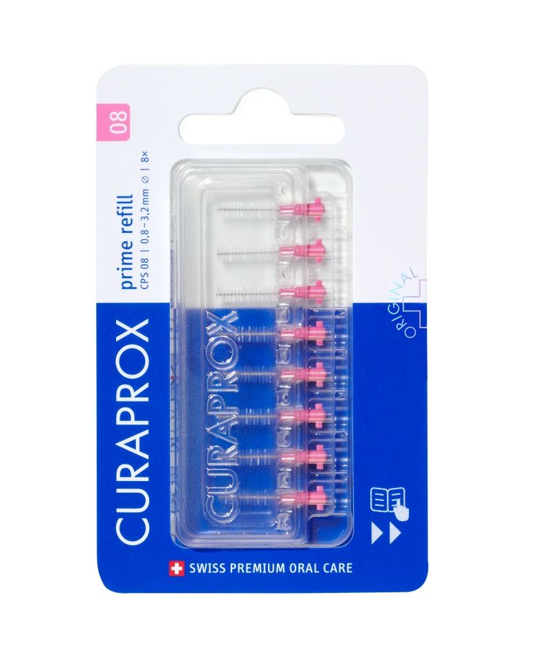 Curaprox CPS 08 prime refill mezizubní kartáčky 8 ks Curaprox