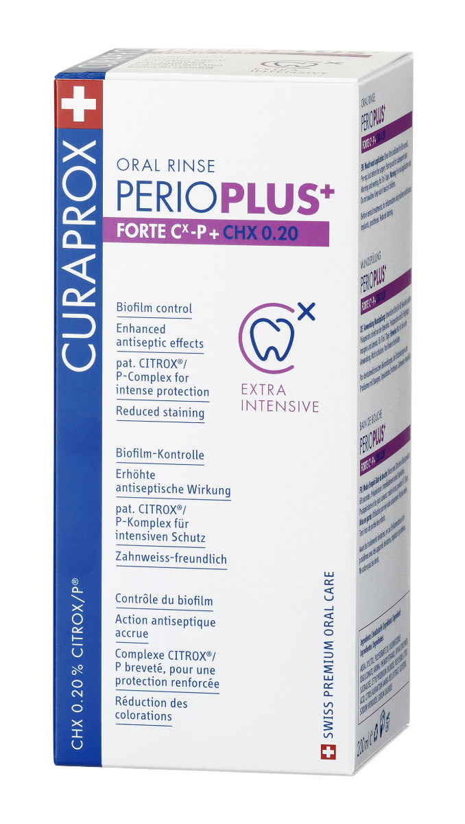 Curaprox Perio Plus+ Forte ústní voda 200 ml Curaprox