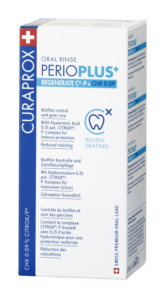 Curaprox Perio Plus+ Regenerate ústní voda 200 ml Curaprox