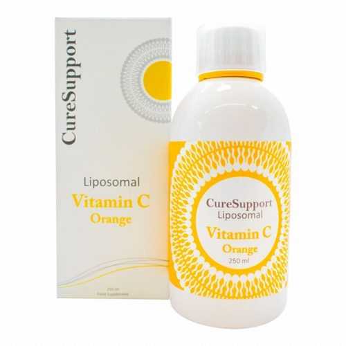 CureSupport Liposomal Vitamin C pomeranč 250 ml CureSupport