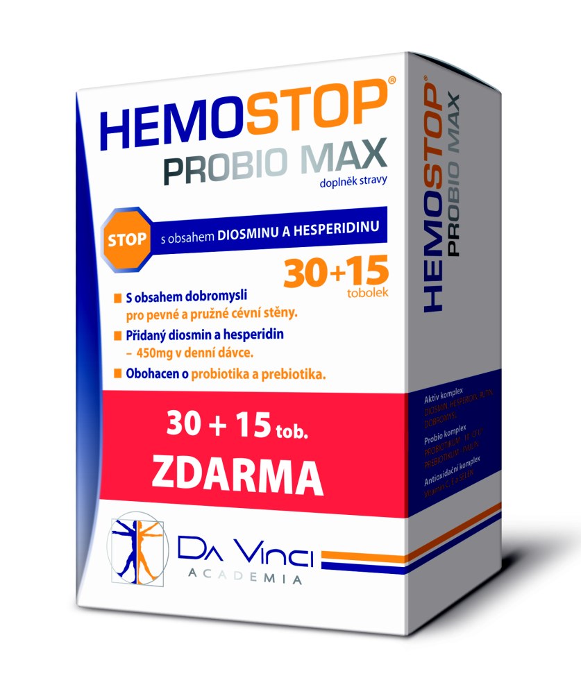 Da Vinci Academia Hemostop Probio MAX 30+15 tobolek Da Vinci Academia