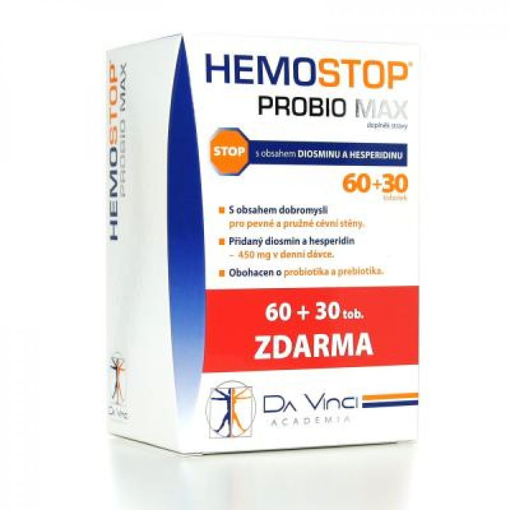 Da Vinci Academia Hemostop Probio MAX 60+30 tobolek Da Vinci Academia