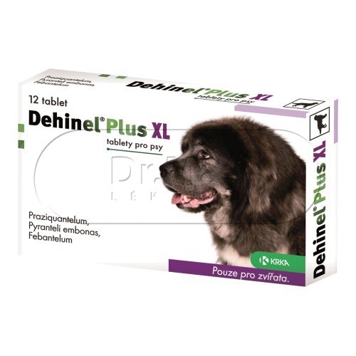 Dehinel Plus XL Tablety pro psy 12 tablet Dehinel