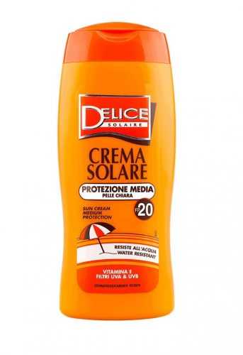 Delice Solaire Sun Cream Medium Protect SPF20 opalovací krém 250 ml Delice Solaire