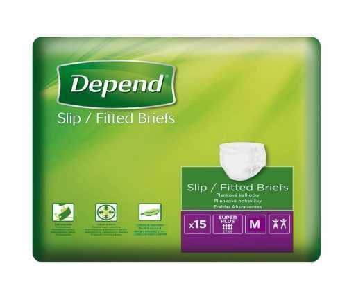 Depend Depend Slip Super Plus M inkontinenční plenkové kalhotky 15 ks Depend