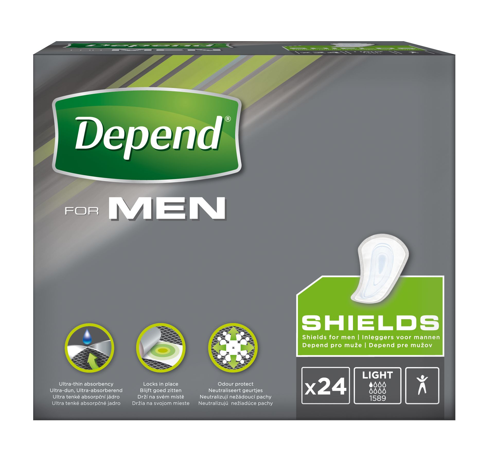 Depend For Men 1 vložky pro muže 24 ks Depend