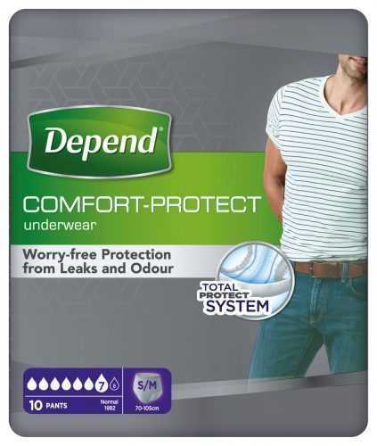 Depend Normal pro muže S/M absorpční natahovací kalhotky 10 ks Depend