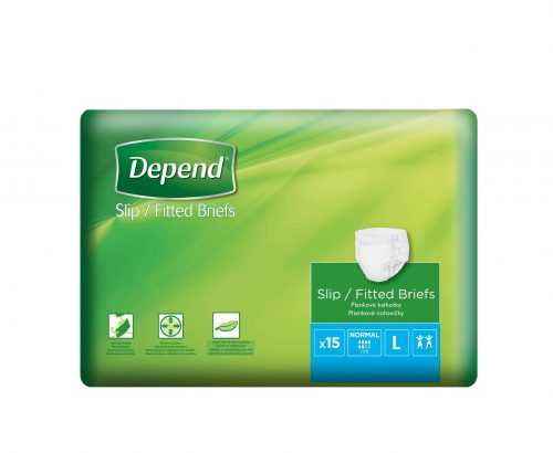 Depend Slip Normal L inkontinenční plenkové kalhotky 15 ks Depend