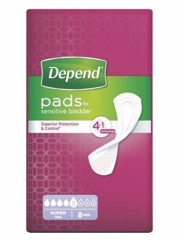Depend Super inkontinenční vložky 8 ks Depend