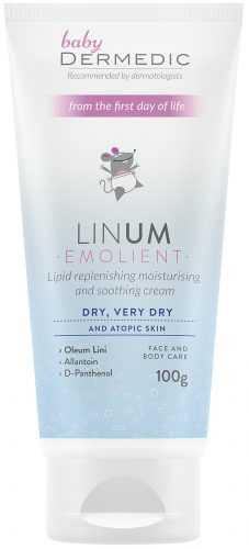Dermedic Baby Linum Emolient hydratační krém s lipidy 100 g Dermedic