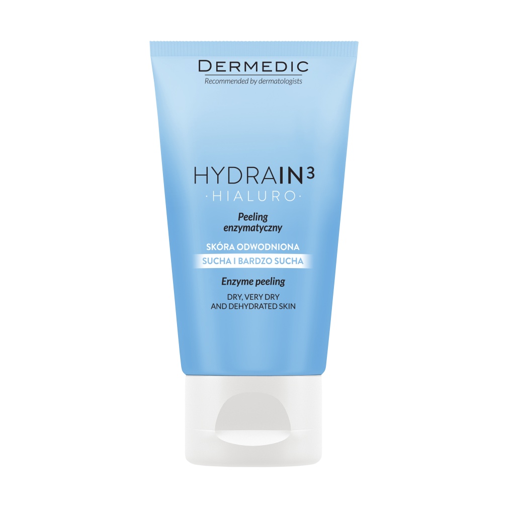 Dermedic Hydrain3 Hialuro enzymatický peeling pro dehydrovanou suchou pleť 50 g Dermedic