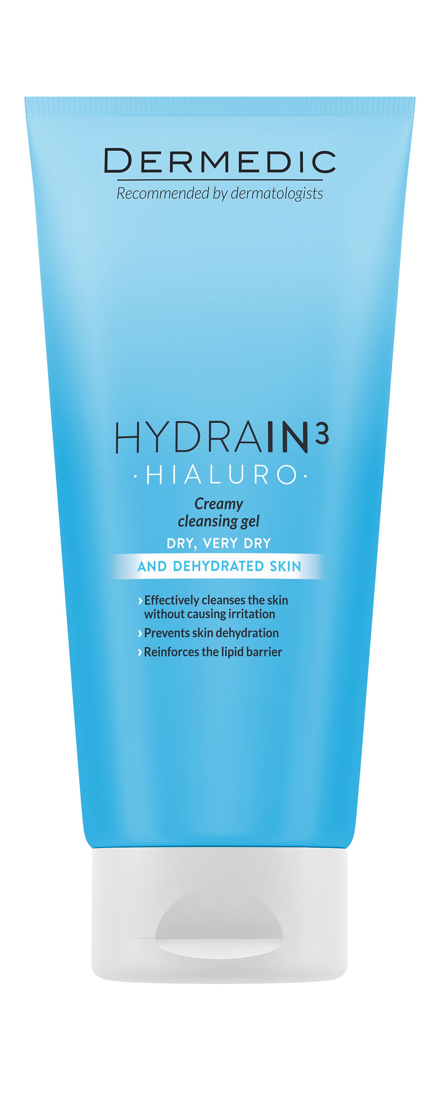 Dermedic Hydrain3 Hialuro krémový mycí gel 200 ml Dermedic