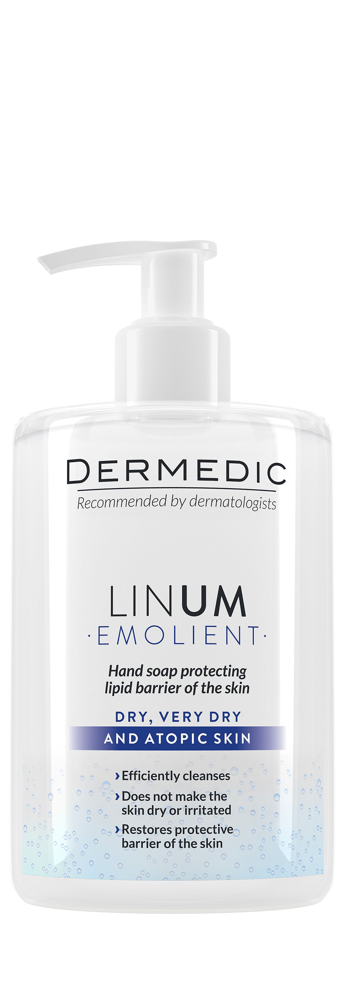 Dermedic Linum Emolient ochranné mýdlo na ruce 300 ml Dermedic