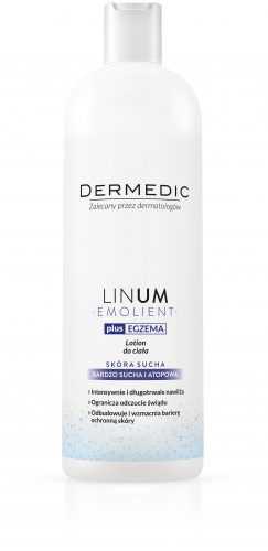 Dermedic Linum Emolient tělové mléko pro suchou až atopickou pokožku 400 g Dermedic