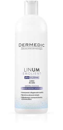 Dermedic Linum Emolient tělové mléko pro suchou až atopickou pokožku 400 g Dermedic