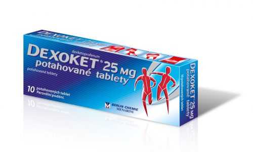 Dexoket 25 mg 10 tablet Dexoket