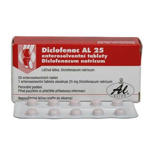 Diclofenac AL 25 20 tablet Diclofenac