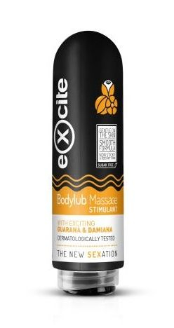 Diet esthetic Excite Stimul masážní gel s damiánou a guaranou 200 ml Diet esthetic