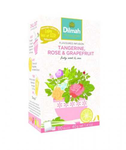 Dilmah Tangerine Rose & Grapefruit bylinný čaj 20x2 g Dilmah