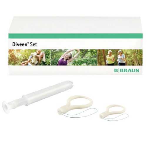 Diveen Vaginální pomůcka při inkontinenci Small + Medium zkušební balení 1+1 ks Diveen