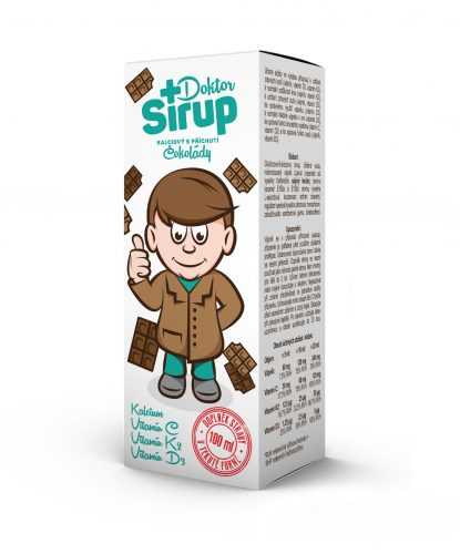 Doktor Sirup kalciový Čokoláda 100 ml Doktor Sirup