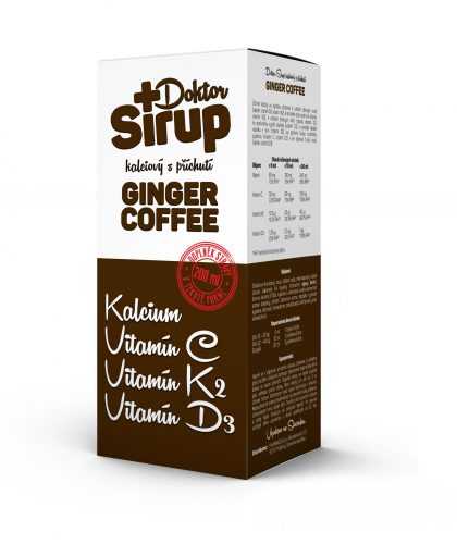 Doktor Sirup kalciový Ginger Coffee 200 ml Doktor Sirup