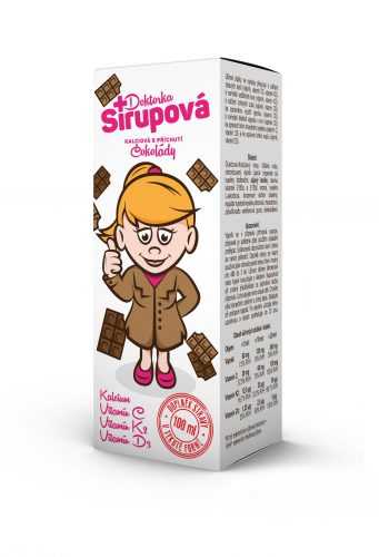 Doktorka Sirupová kalciová Čokoláda 100 ml Doktorka Sirupová