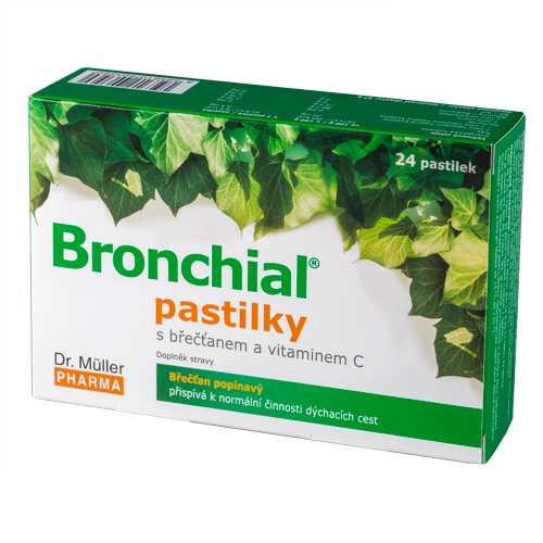 Dr. Müller Bronchial pastilky 24 ks Dr. Müller