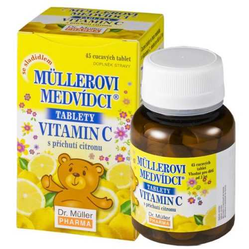 Dr. Müller Müllerovi medvídci s vitaminem C citron 45 tablet Dr. Müller