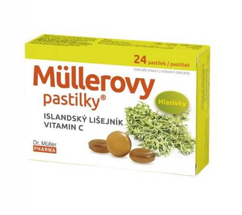 Dr. Müller Müllerovy pastilky s islandským lišejníkem 24 pastilek Dr. Müller